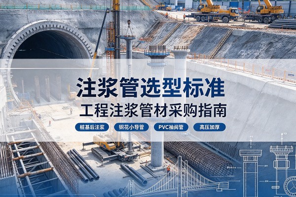 华池注浆管选型标准