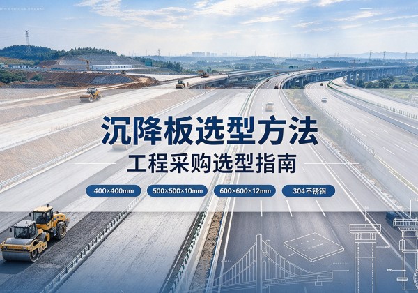华池沉降板选择方法